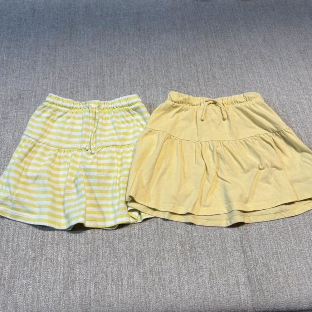 Old Navy 3T Girls Skorts Yellow Green